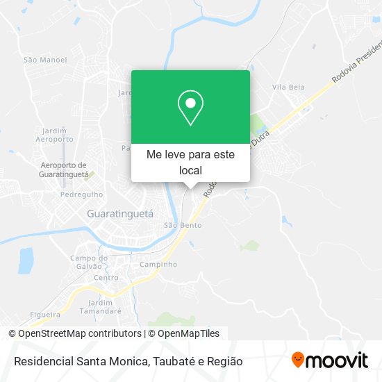 Residencial Santa Monica mapa