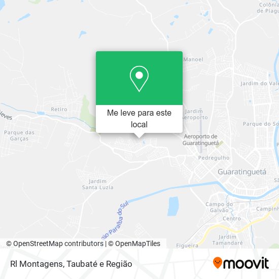 Rl Montagens mapa