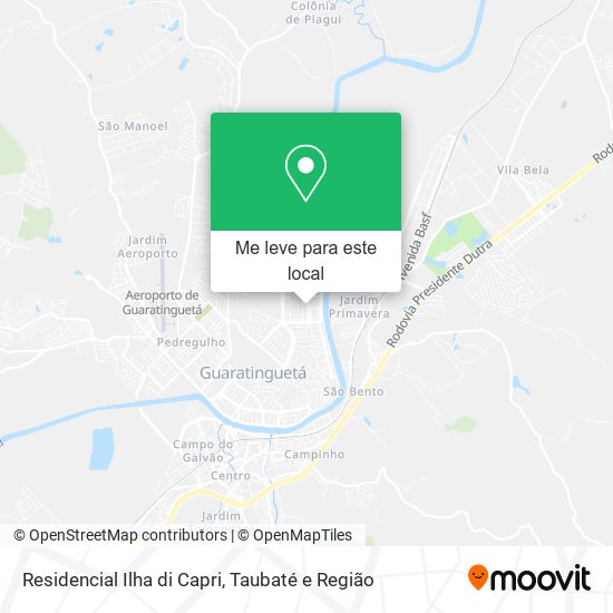 Residencial Ilha di Capri mapa
