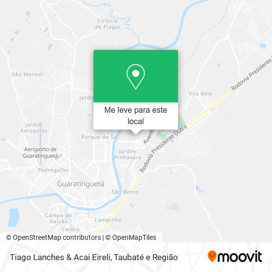 Tiago Lanches & Acai Eireli mapa