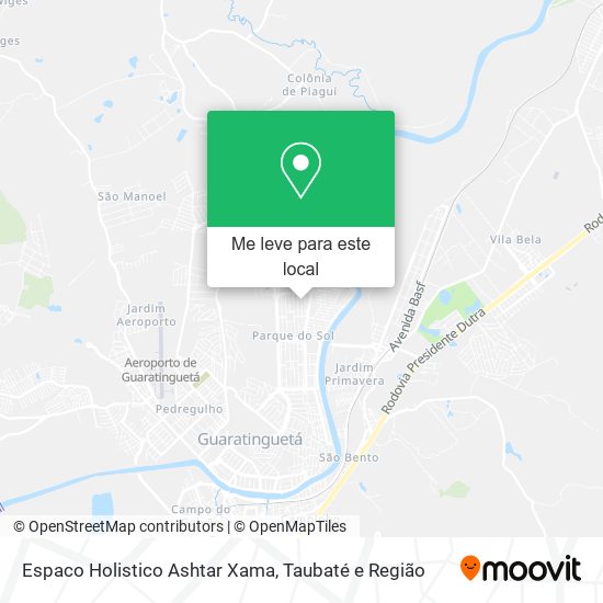 Espaco Holistico Ashtar Xama mapa