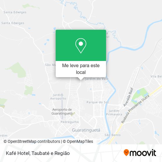 Kafé Hotel mapa
