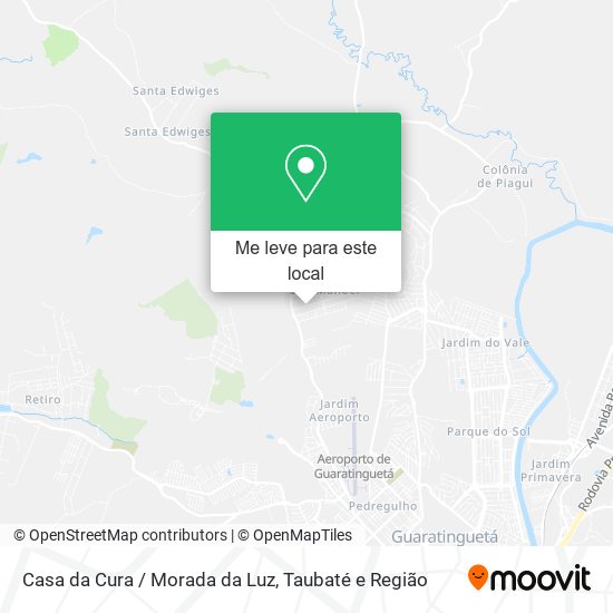 Casa da Cura / Morada da Luz mapa