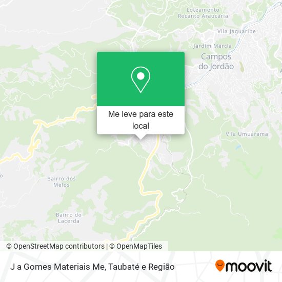 J a Gomes Materiais Me mapa