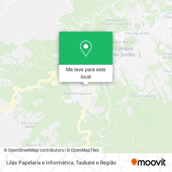 Lilás Papelaria e Informática mapa