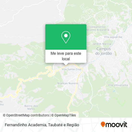 Fernandinho Academia mapa