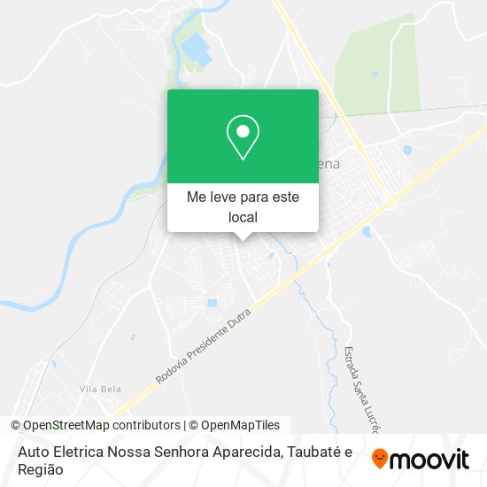 Auto Eletrica Nossa Senhora Aparecida mapa