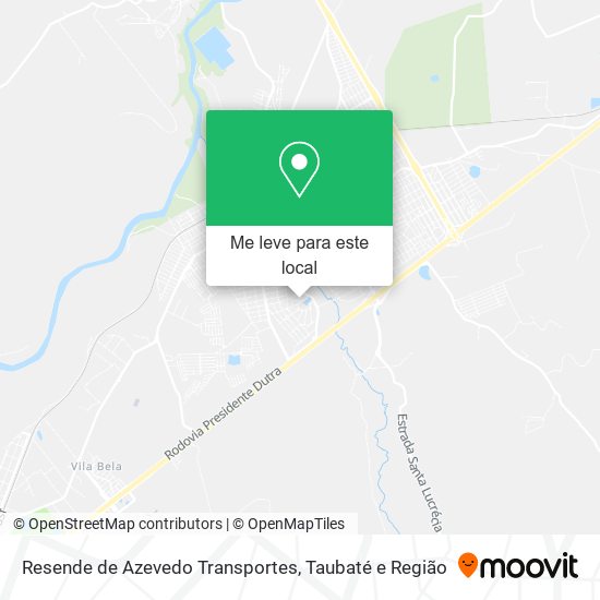 Resende de Azevedo Transportes mapa