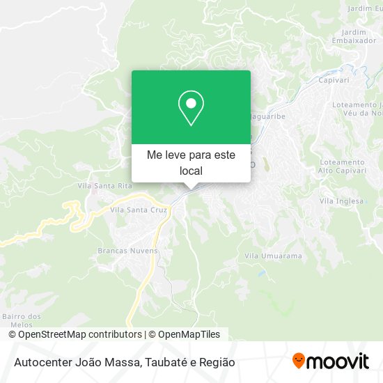 Autocenter João Massa mapa