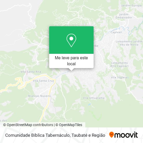 Comunidade Bíblica Tabernáculo mapa