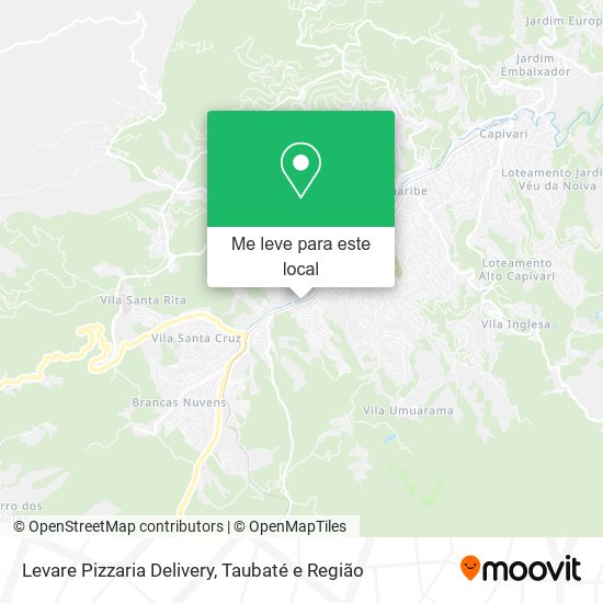 Levare Pizzaria Delivery mapa