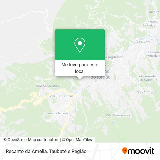 Recanto da Amélia mapa