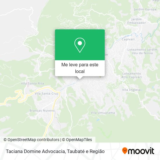 Taciana Domine Advocacia mapa