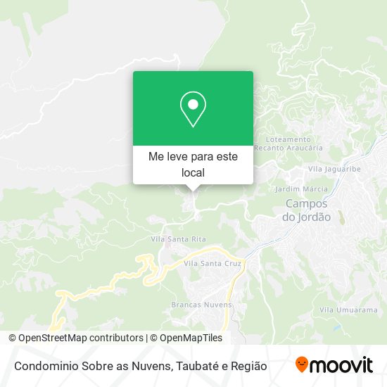 Condominio Sobre as Nuvens mapa