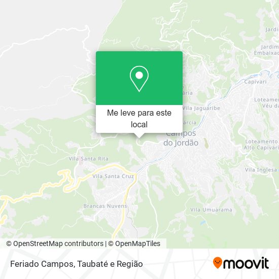 Feriado Campos mapa