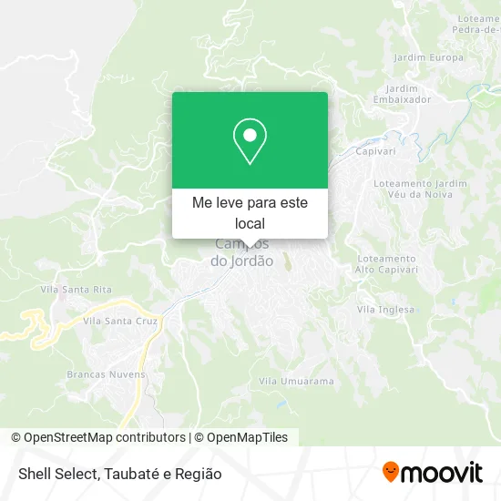 Shell Select mapa