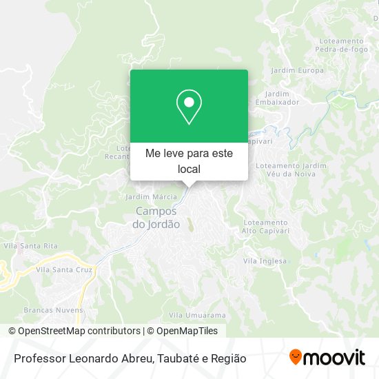 Professor Leonardo Abreu mapa