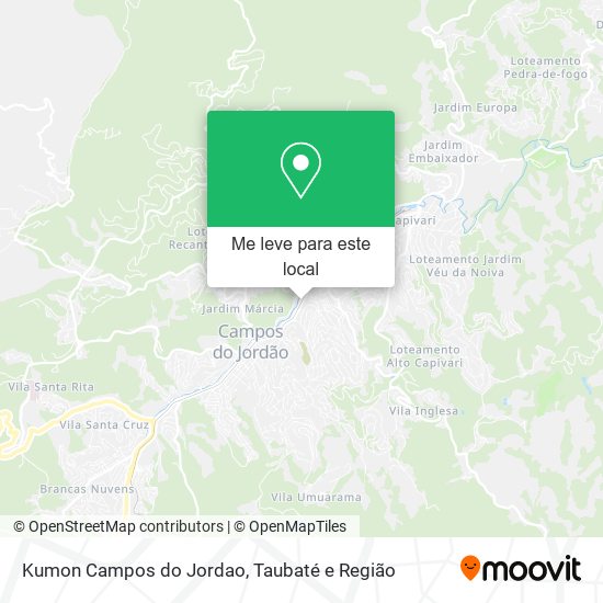 Kumon Campos do Jordao mapa