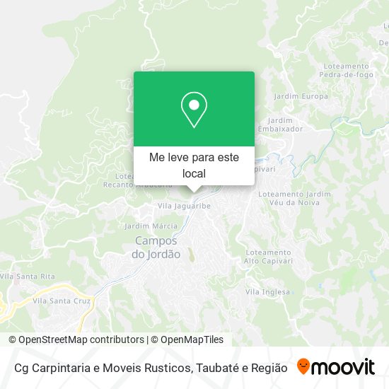 Cg Carpintaria e Moveis Rusticos mapa