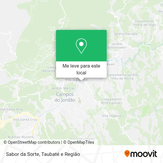 Sabor da Sorte mapa
