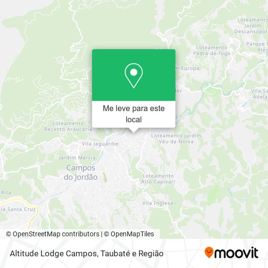 Altitude Lodge Campos mapa