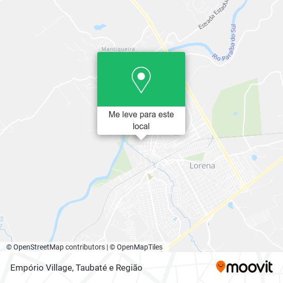 Empório Village mapa