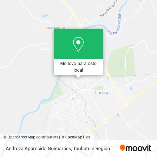 Andreza Aparecida Guimarães mapa