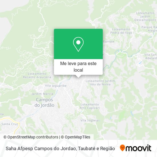 Saha Afpesp Campos do Jordao mapa