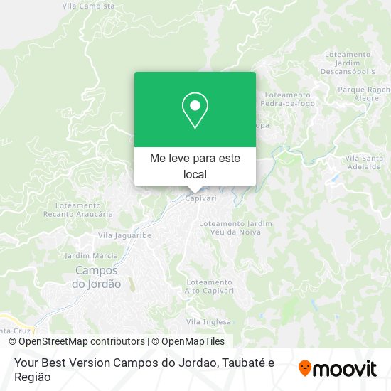 Your Best Version Campos do Jordao mapa