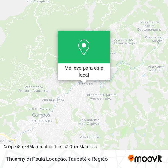 Thuanny di Paula Locação mapa