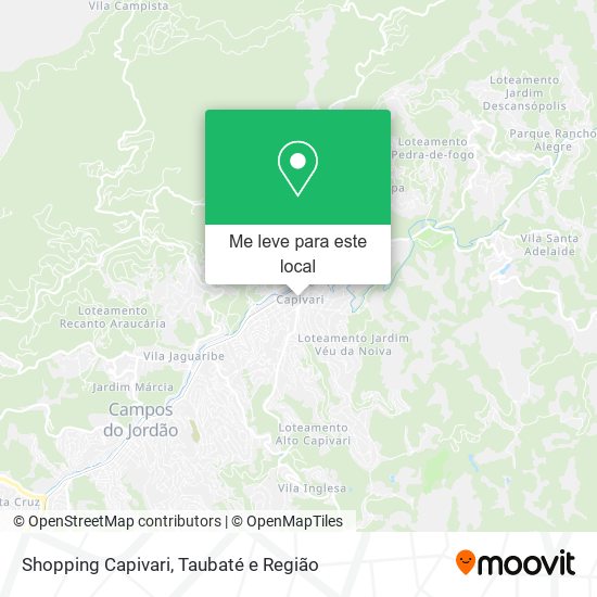 Shopping Capivari mapa