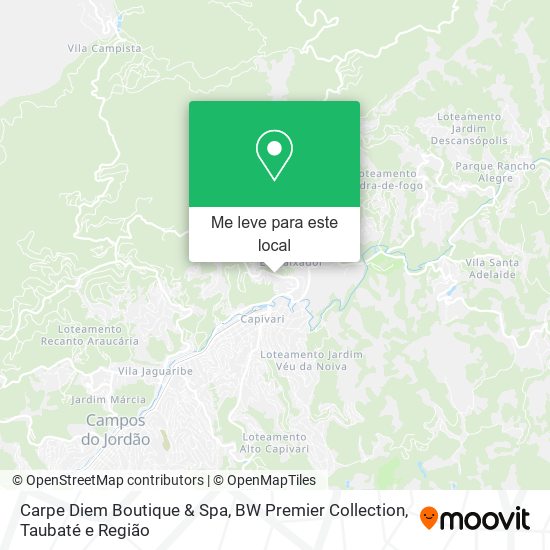 Carpe Diem Boutique & Spa, BW Premier Collection mapa