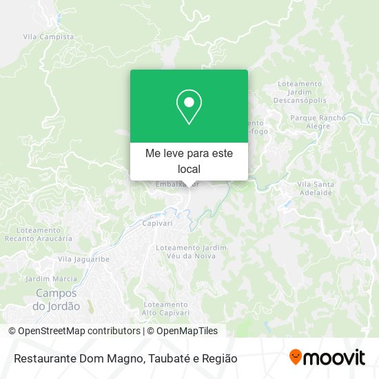 Restaurante Dom Magno mapa
