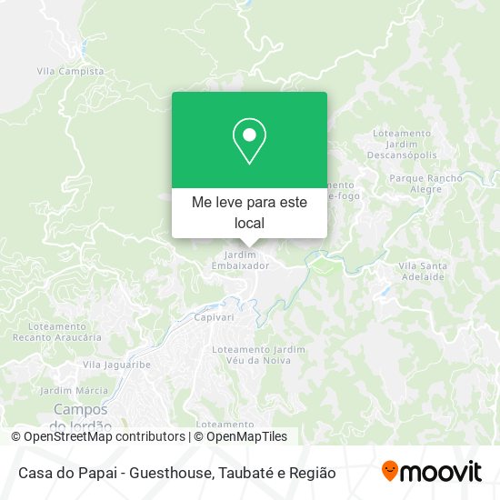 Casa do Papai - Guesthouse mapa