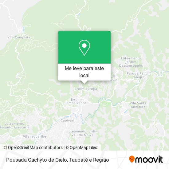 Pousada Cachyto de Cielo mapa
