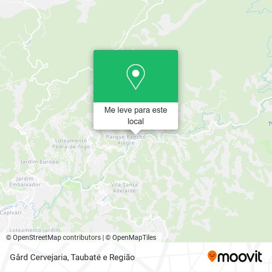Gård Cervejaria mapa