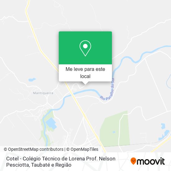 Cotel - Colégio Técnico de Lorena Prof. Nelson Pesciotta mapa