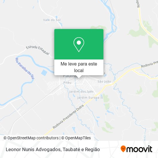 Leonor Nunis Advogados mapa
