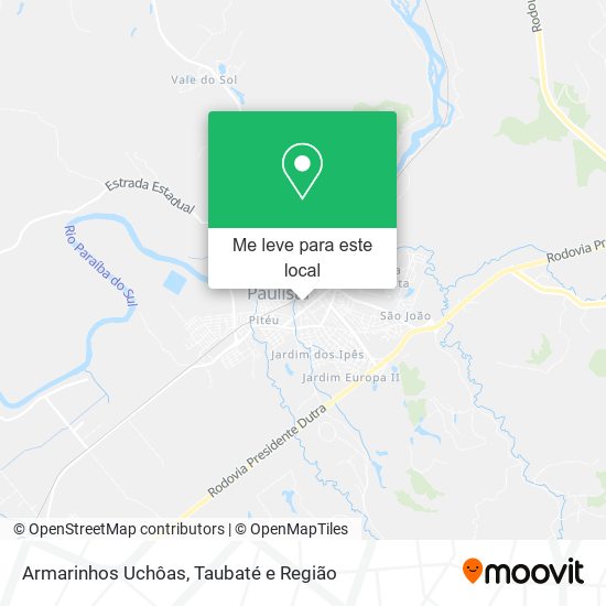 Armarinhos Uchôas mapa