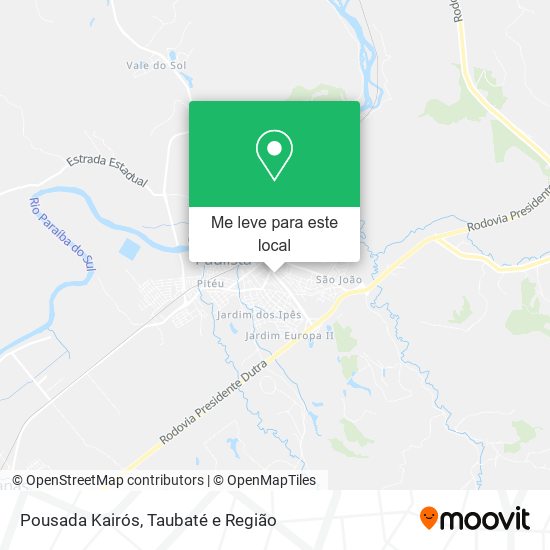 Pousada Kairós mapa