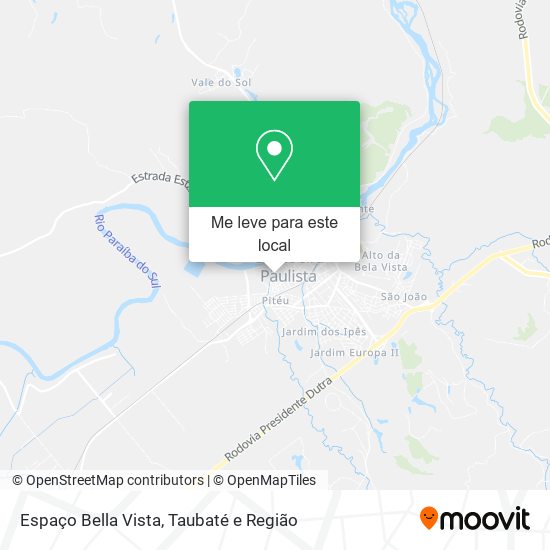 Espaço Bella Vista mapa
