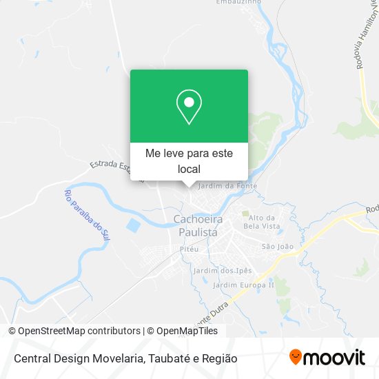 Central Design Movelaria mapa