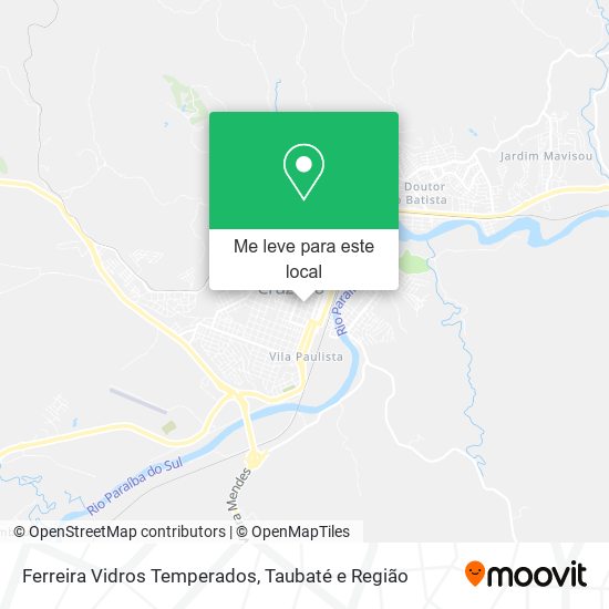 Ferreira Vidros Temperados mapa