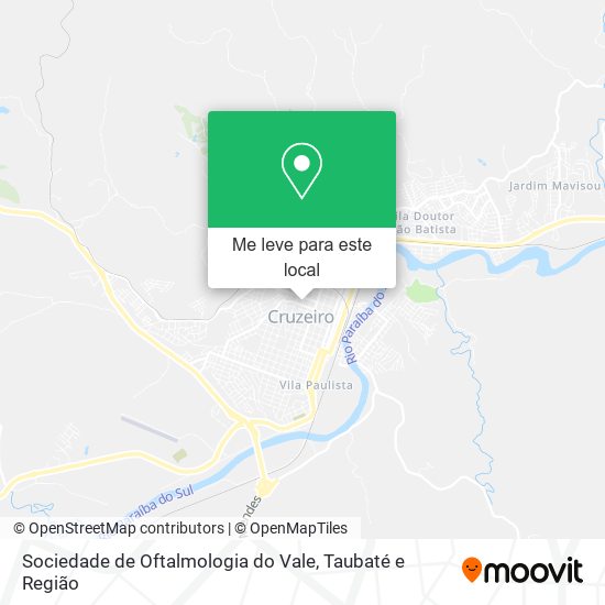 Sociedade de Oftalmologia do Vale mapa