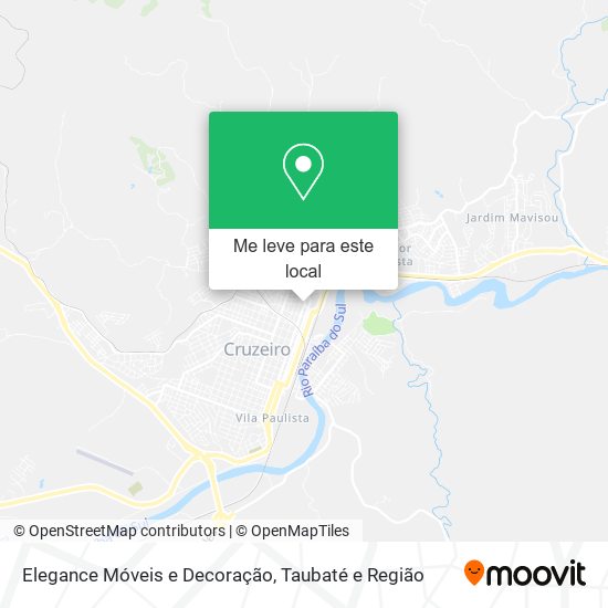 Elegance Móveis e Decoração mapa