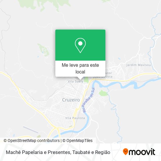 Machê Papelaria e Presentes mapa