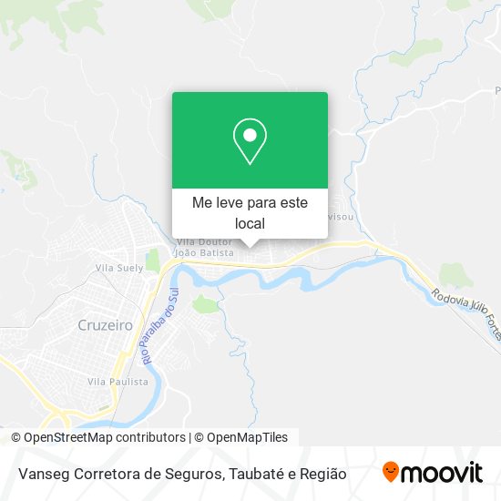 Vanseg Corretora de Seguros mapa