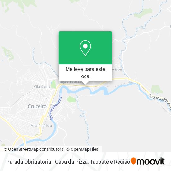 Parada Obrigatória - Casa da Pizza mapa