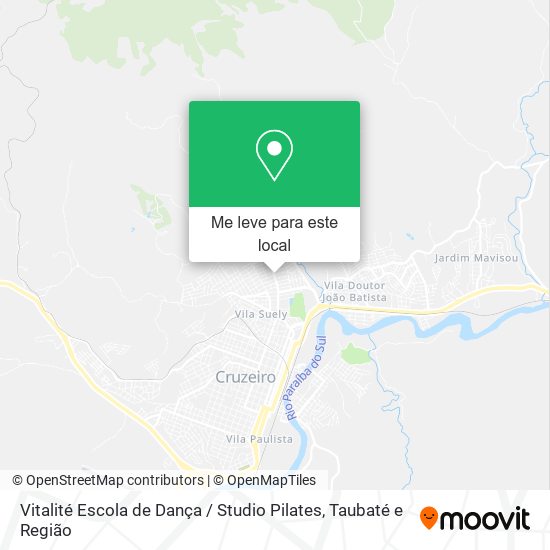 Vitalité Escola de Dança / Studio Pilates mapa