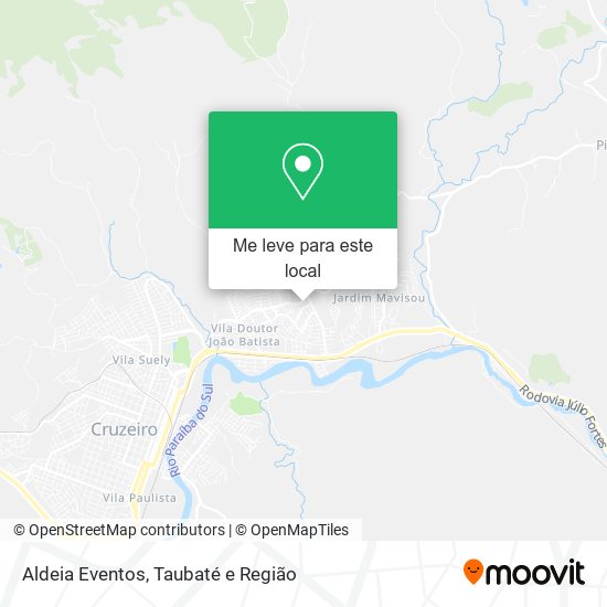 Aldeia Eventos mapa